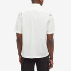 C.P. Company Men's Ripstop Short Sleeve Shirt in Gauze White