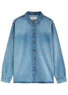 Skall Studio Millington Denim Shirt Dark Blue