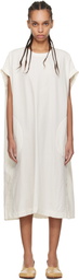 CASEY CASEY Off-White Odem Midi Dress