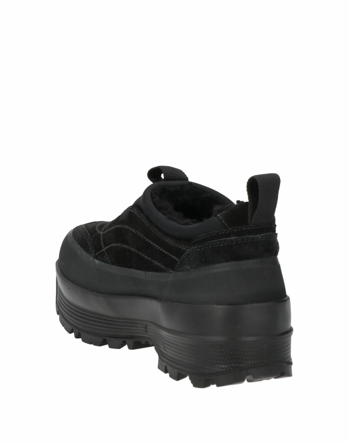 Diemme Badia Basso Shearling Womens Sneakers in Black