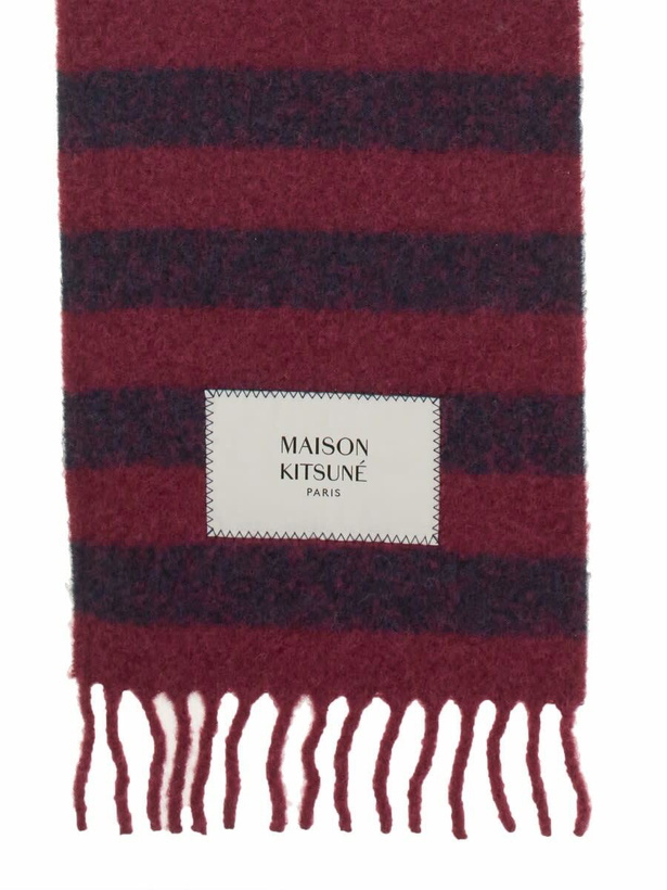 Photo: Maison Kitsuné Scarf With Logo
