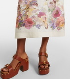 Zimmermann Alchemy floral linen midi dress