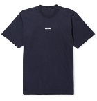 Très Bien - Escape Logo-Appliquéd Cotton-Jersey T-Shirt - Blue