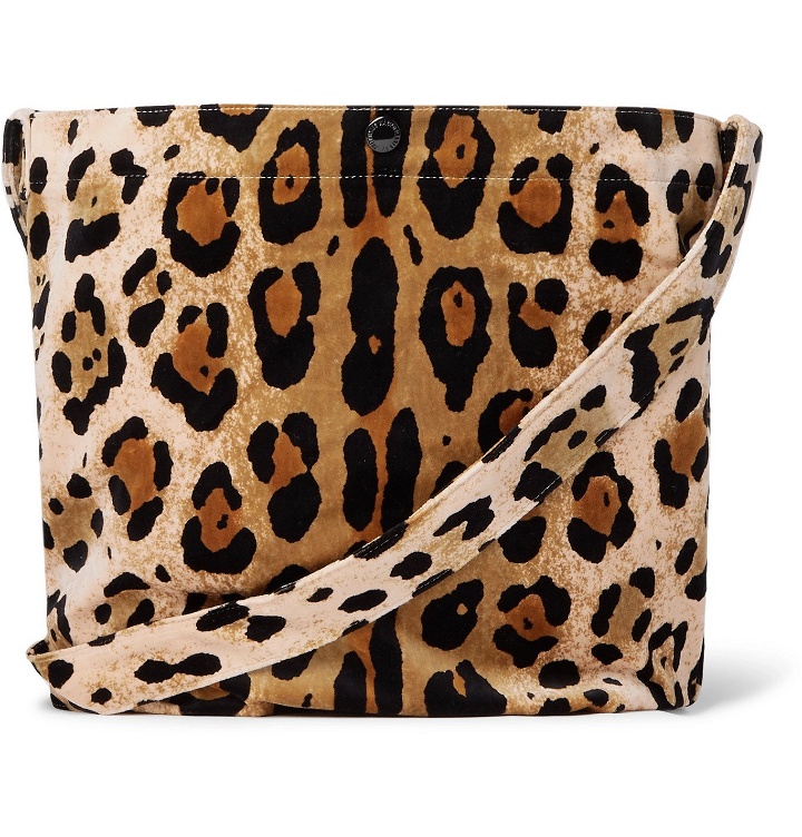 Photo: Wacko Maria - Leopard-Print Cotton-Velvet Tote Bag - Neutrals