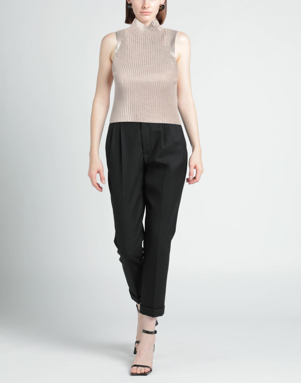 Peserico Womens Turtleneck in Gold