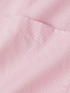 ATON - Giza Pinstriped Cotton-Poplin Shirt - Pink