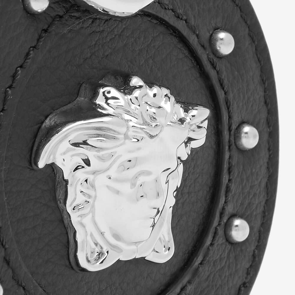 Versace Women's Medusa Head Keyring in Black Versace