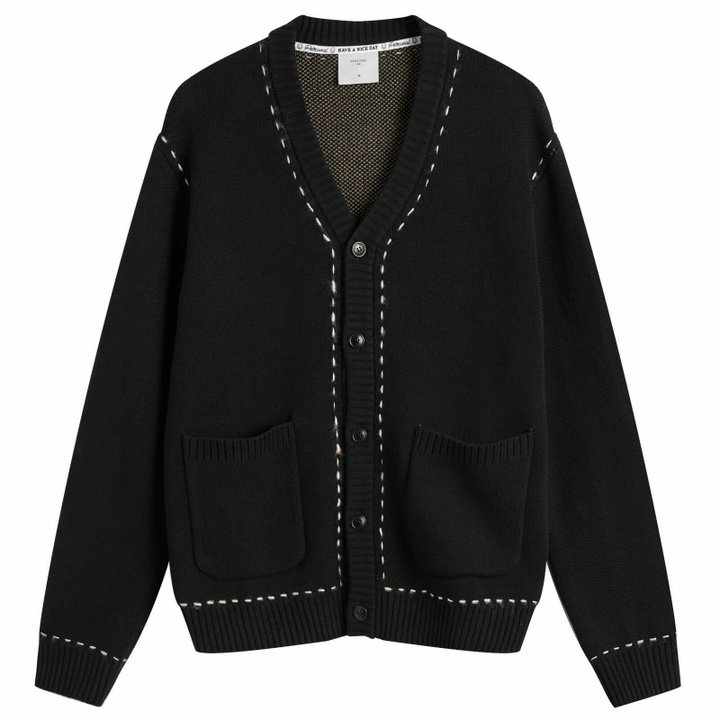 Photo: Percival Men's Module Boxy Cardigan in Black