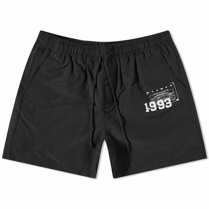 Photo: Stampd Men's 1993 Logo Shorts in Black