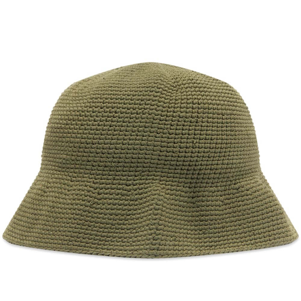 Dion Lee Cream Knit Bucket Hat Dion Lee Khaki Crochet Bucket Hat | Garmentory main image 4