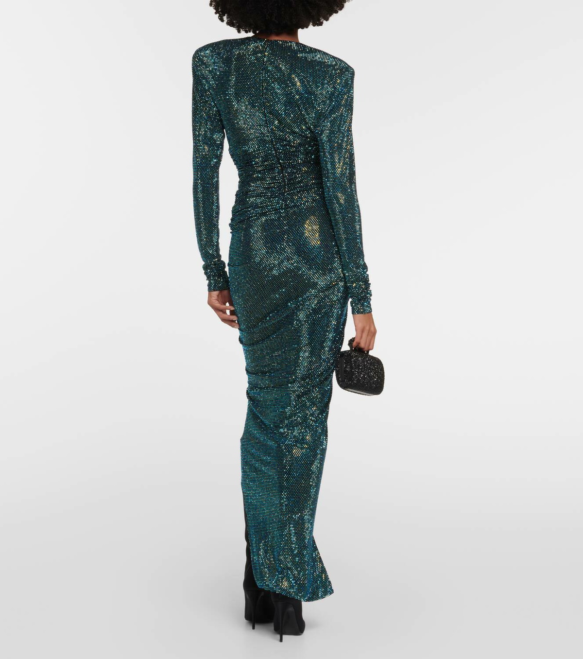 Alexandre Vauthier Embellished jersey maxi gown