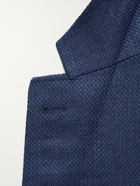 CANALI - Kei Slim-Fit Unstructured Cotton-Blend Blazer - Blue