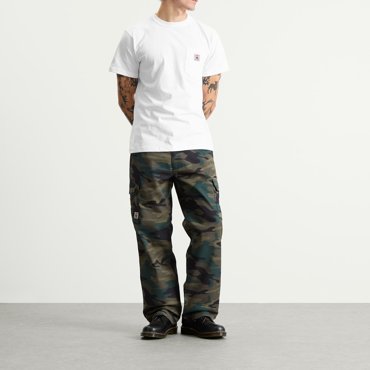 Randy's Garments Men's Randy’s Garments  Cargo Pants in Woodland Camo Twill