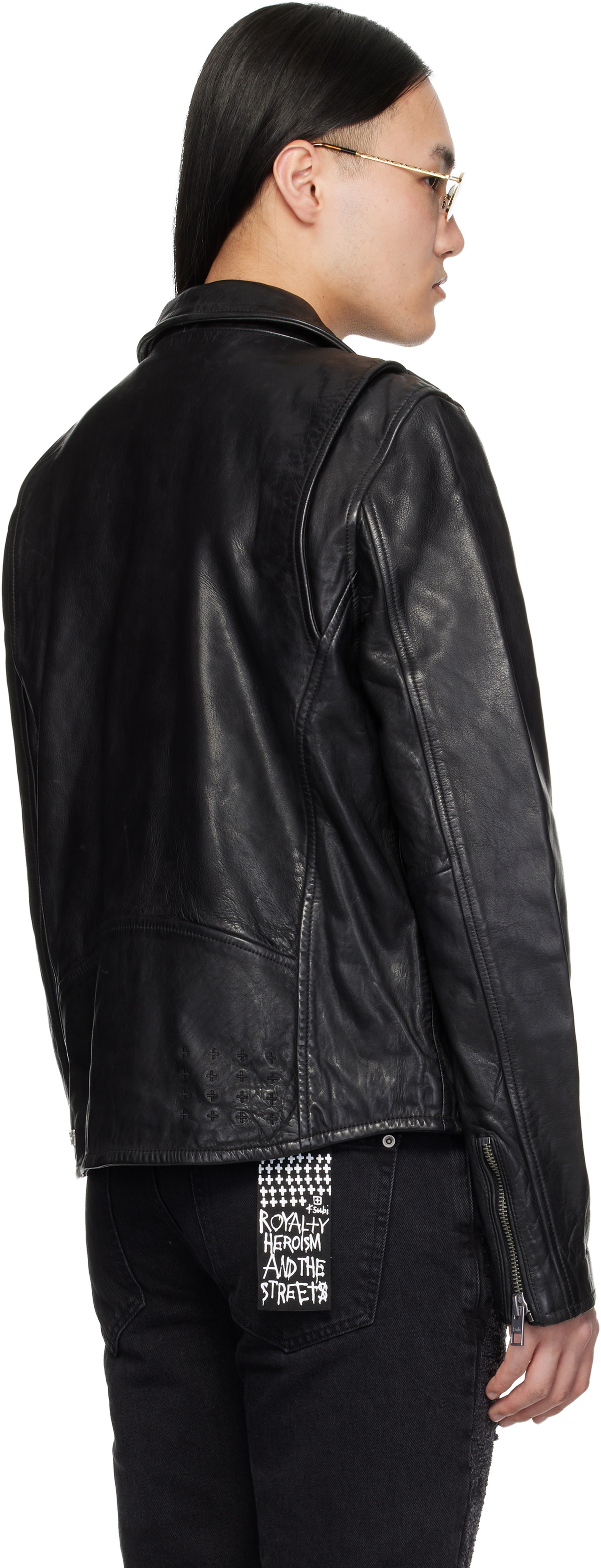 Ksubi Black Capitol Leather Jacket