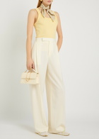 Jacquemus Le Marcel Rone Carre Cotton Tank top Yellow