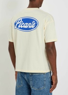 Picante Sienna Logo-print Cotton T-shirt Ivory