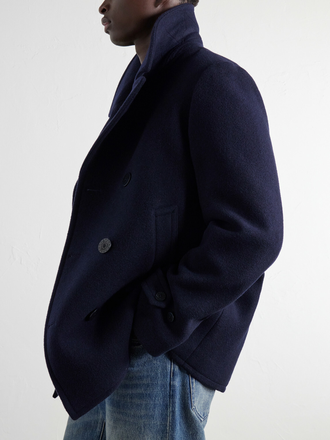 Polo Ralph Lauren - Double-Breasted Flannel Coat - Blue