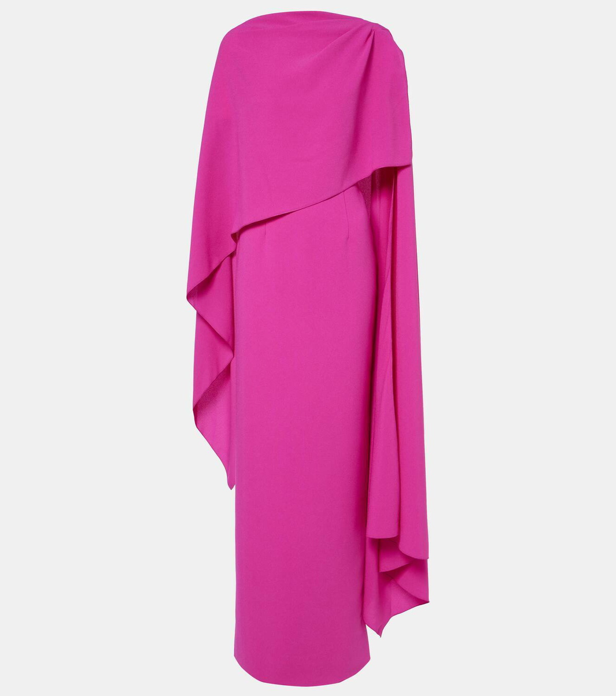 Roksanda Demetria caped crêpe gown