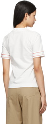 Victoria Beckham Two-Pack Off-White Classic T-Shirts