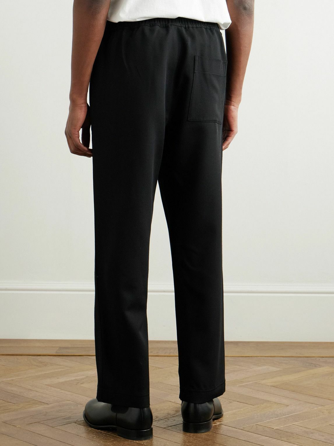 SSAM - Straight-Leg Wool-Twill Trousers - Black