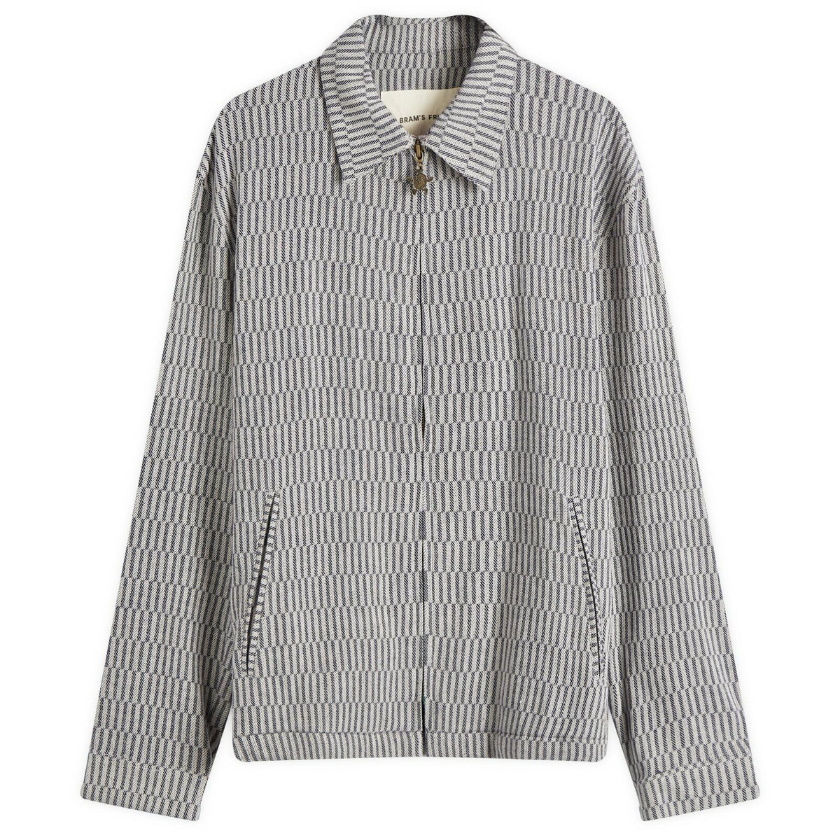 Bram's Fruit Men's Teacloth Overshirt in Navy