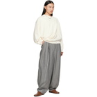 Hed Mayner Off-White Asymmetric Sweatshirt