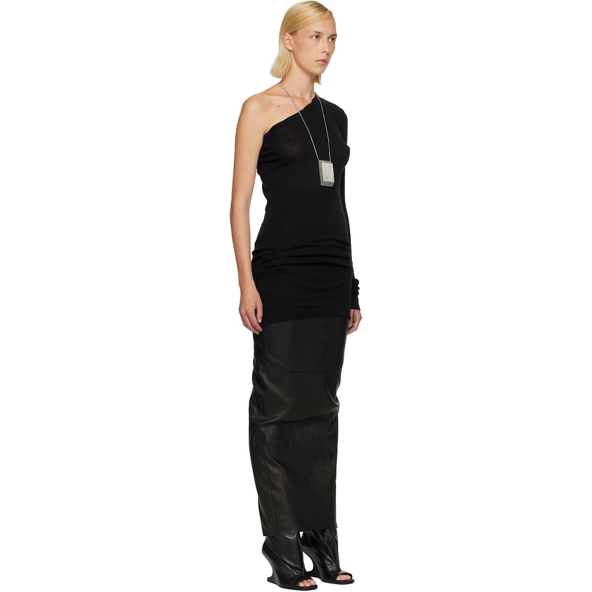 Rick Owens Black Tower Ziggy Minidress
