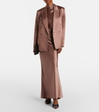 The Sei Silk satin maxi skirt