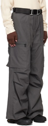 BRYAN JIMENÈZ Gray Uniform Cargo Pants