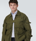 Dries Van Noten Cargo cotton jacket