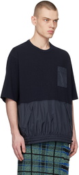 Undercover Navy Paneled T-Shirt