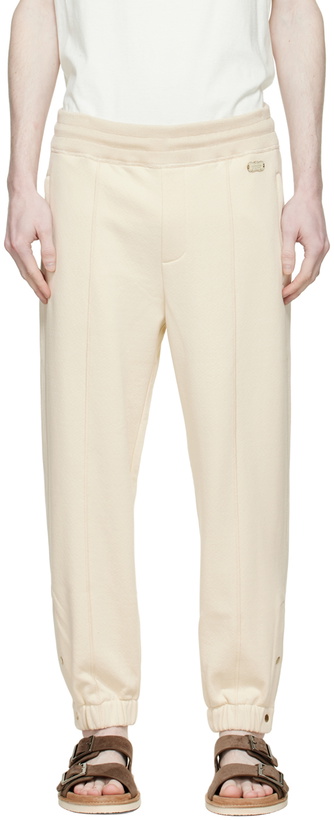 Photo: Agnona Beige Cotton Lounge Pants