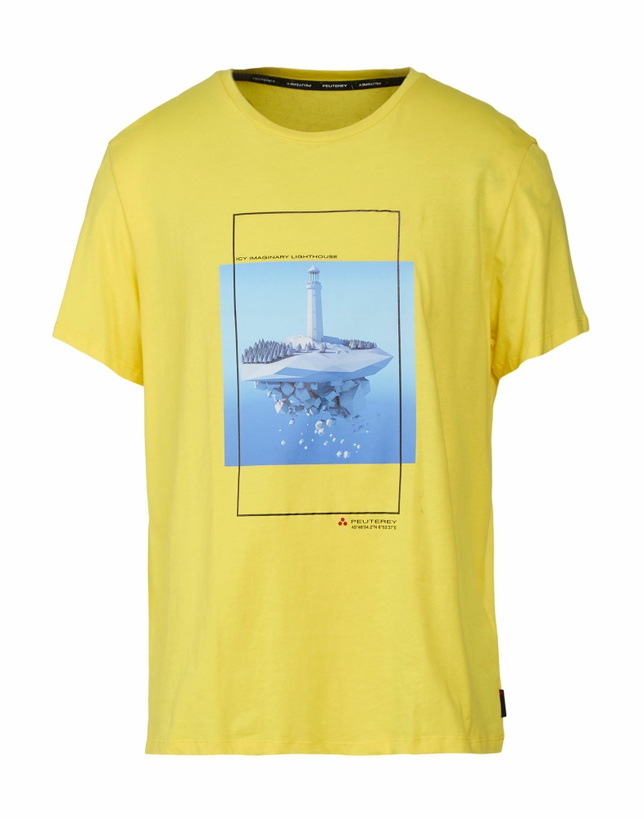 Photo: Peuterey Mens T-shirt in Yellow