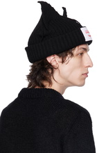 Charles Jeffrey Loverboy Black Chunky Ears Beanie