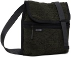 BYBORRE Green Knit Messenger Bag