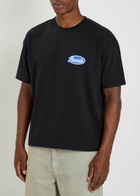 Picante Sienna Logo-print Cotton T-shirt Black