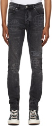 Ksubi Black Chitch Konnekt Smoked Jeans