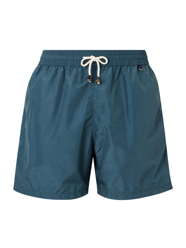 Photo: Rubinacci - Straight-Leg Swim Shorts - Blue