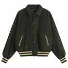 Ronning Men's Varsity Jacket in Moss