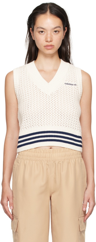 Photo: adidas Originals Off-White Knit Vest