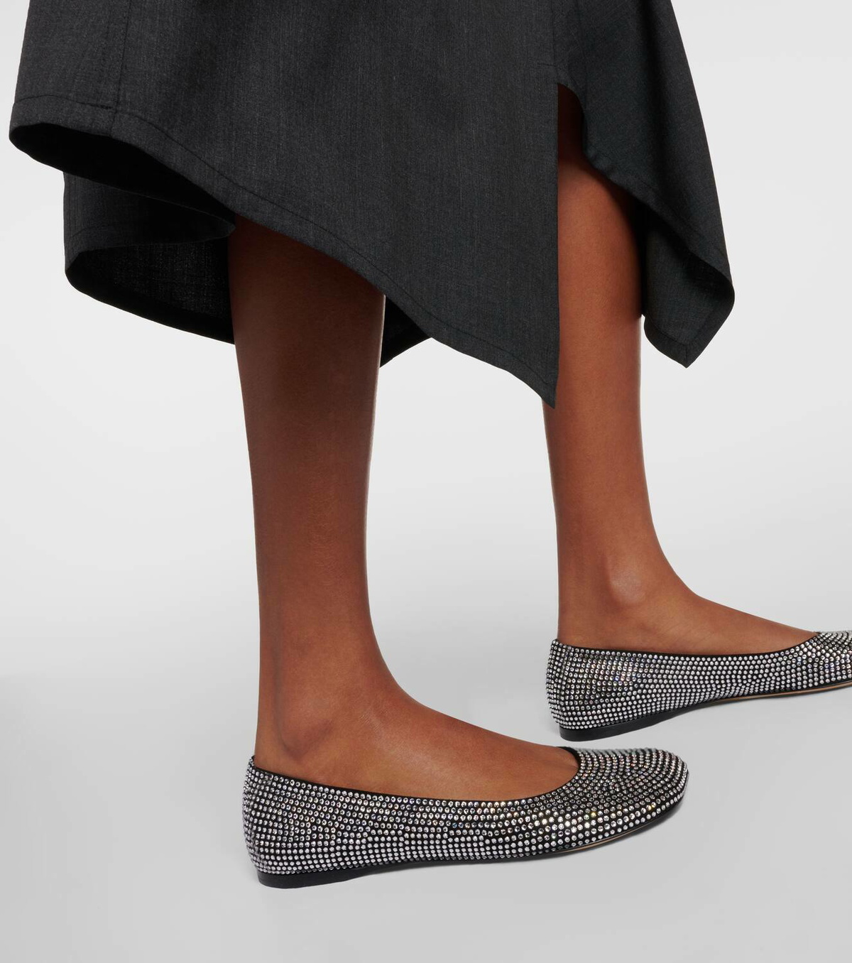 Loewe Toy crystal-embellished ballet flats Loewe