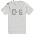 orSlow Men's U Of S T-Shirt in Heather Grey