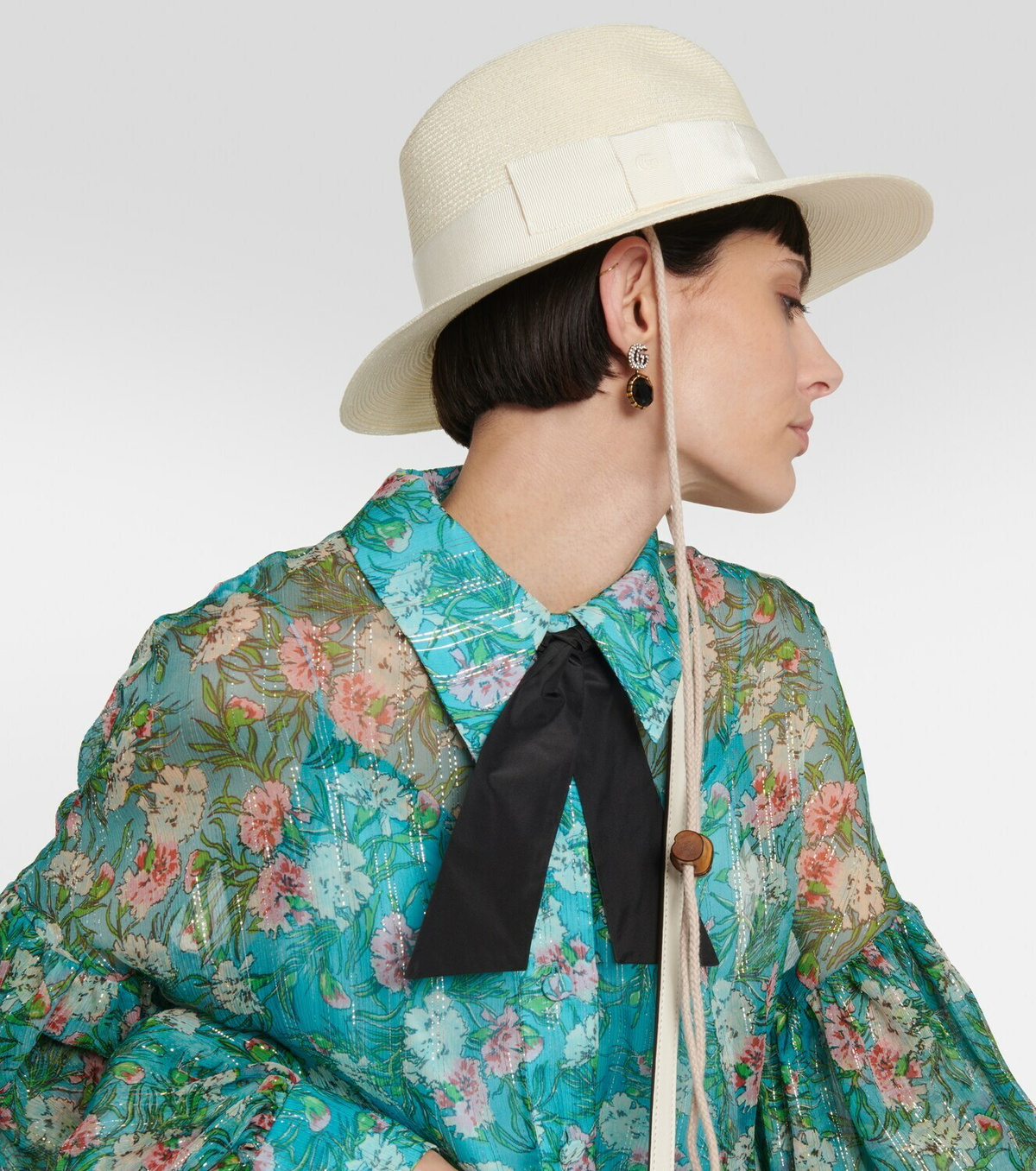 Gucci Bamboodetailed fedora Gucci