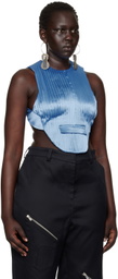 Sinéad O’Dwyer SSENSE Exclusive Blue Vest