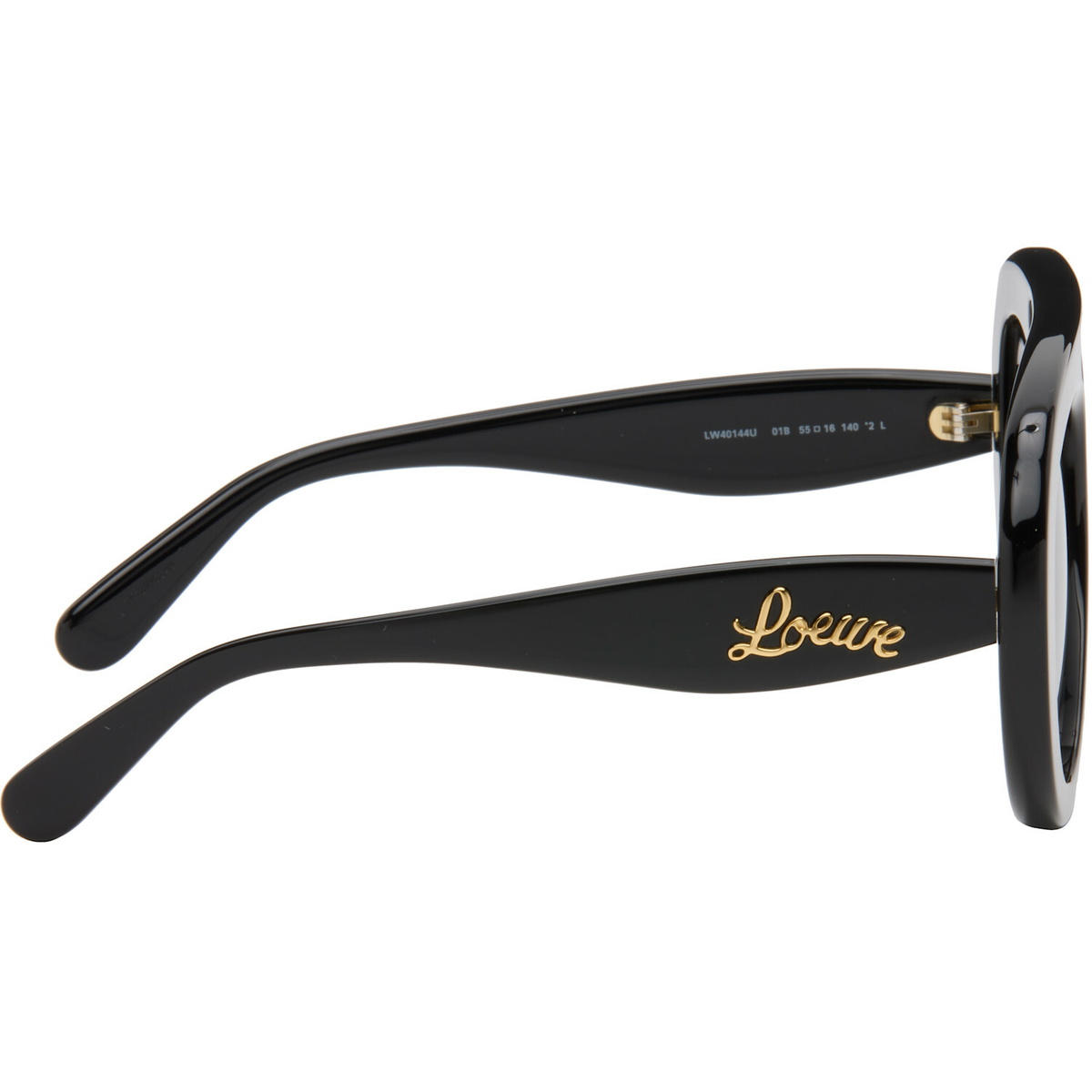 LOEWE Black Curvy Sunglasses