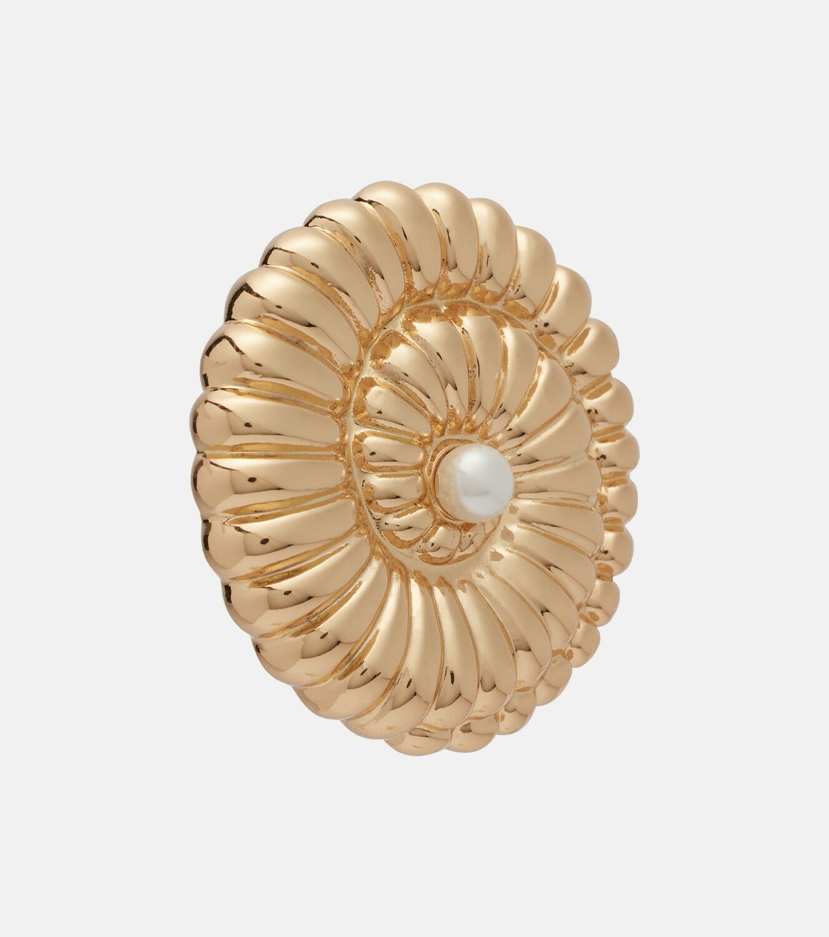 Self-Portrait Faux pearl-embellished earrings