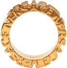 Versace Gold Cut-Out Ring