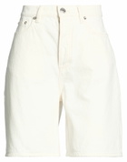 Samsøe Φ Samsøe Womens Denim shorts in White