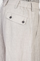 Ziggy Chen Pants In Beige Linen