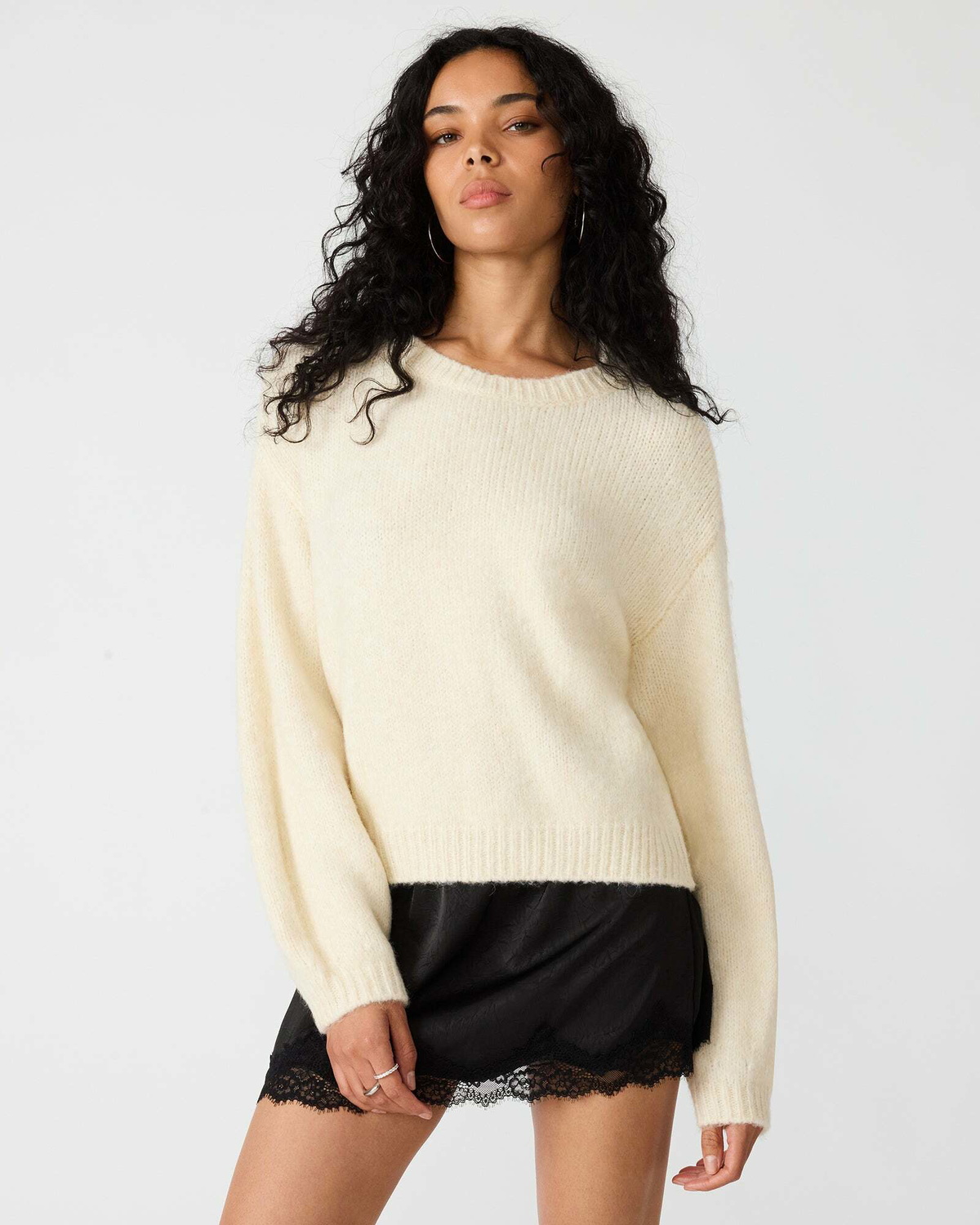 Steve Madden Carmen Sweater in Cream